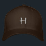 BONÉ BORDADO ÓDIGOS MONOGRAMADOS<br><div class="desc">Na moda e sofisticado. Para adicionar suas próprias iniciais,  basta clicar em personalizá-la. Limpe o texto e digite suas próprias iniciais.</div>