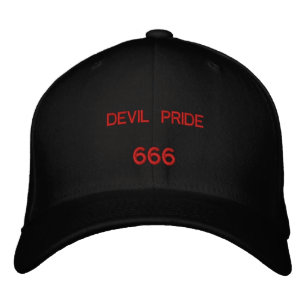 BONÉ BORDADO ORGULHO DE DIABO, 666