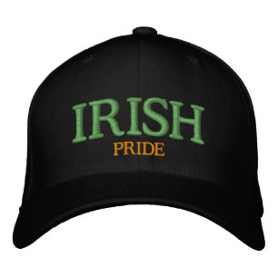 Boné Bordado Orgulho Irlandês bordou Hat 1b