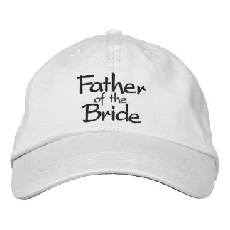 Boné Bordado Pai da Na moda Bride