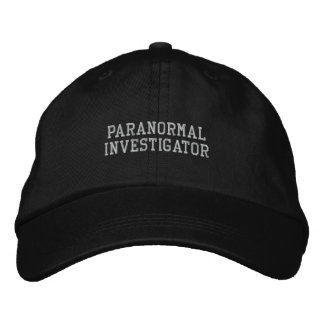 Boné Bordado Paranormal Investigator Hat