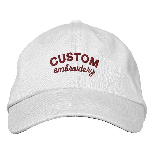 Boné Bordado Personalizado (Frente)