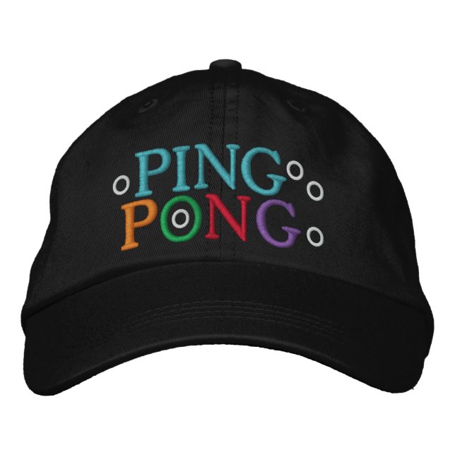 BONÉ BORDADO PING PONG (Frente)