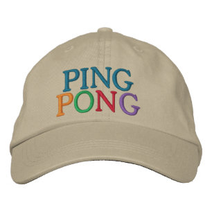 BONÉ BORDADO PING PONG
