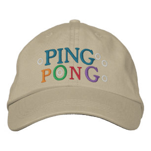 BONÉ BORDADO PING PONG