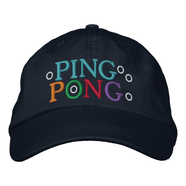 BONÉ BORDADO PING PONG (Frente)