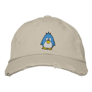 Boné Bordado pinguim fofo