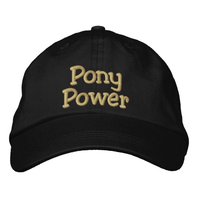 Boné Bordado Pony Power (Frente)
