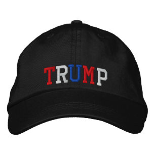 Boné Bordado Presidente Trump 2020 Red White Blue Patriotic Hat