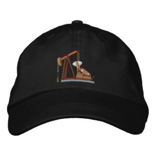 Boné Bordado Pumpjack Zazzle