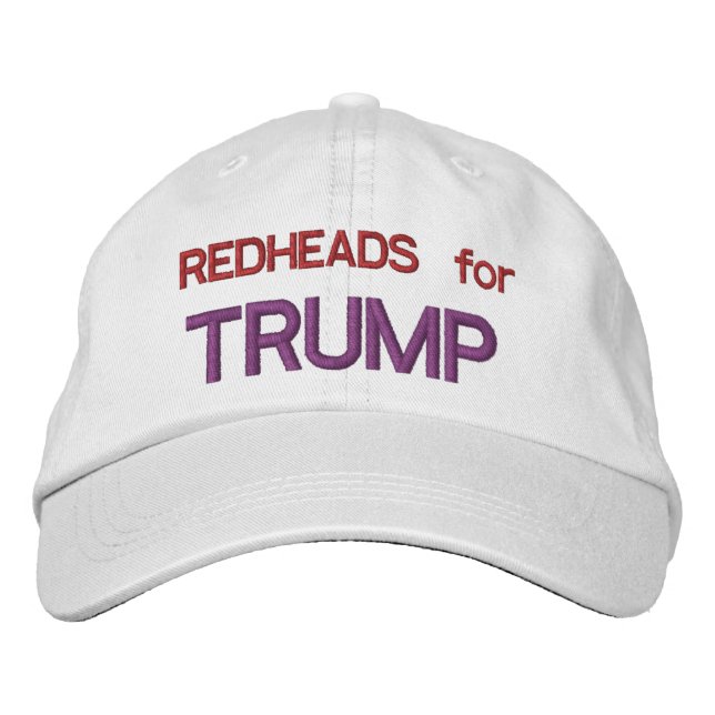 BONÉ BORDADO REDHEADS PARA TRUMP (Frente)