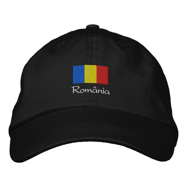 Boné Bordado România pălărie - Romênia Hat (Frente)