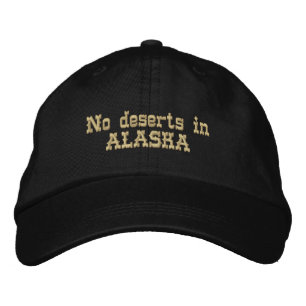 Boné Bordado Sem desertos no ALASKA