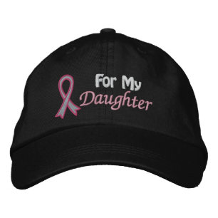 Boné Bordado Sensibilização Do Cancer Para Minha Filha