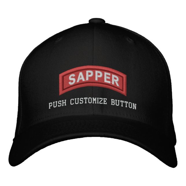 Boné Bordado Separador Sapper (Frente)