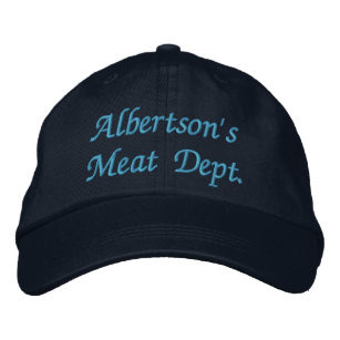 Boné Bordado Serviço da carne de Albertson