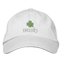 Boné Bordado Shamrock Irlandês Patriótico