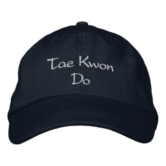 Boné Bordado Tae Kwon Do Hat