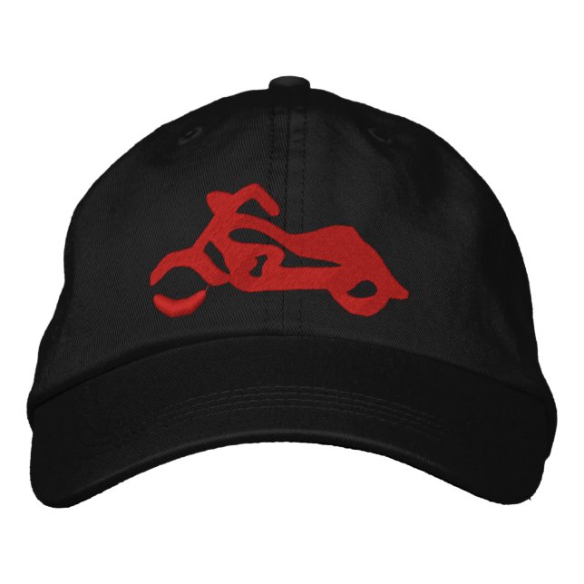 Boné Bordado Tampa da minha motocicleta (Frente)