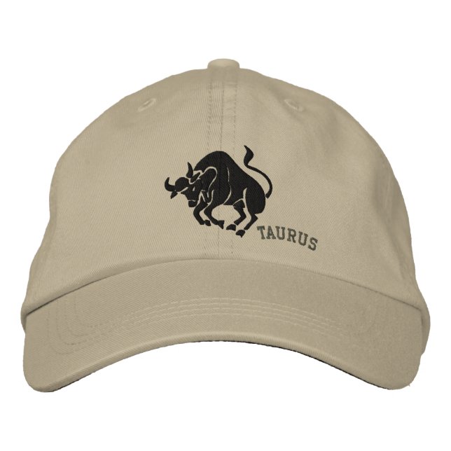 Boné Bordado Taurus Zodiac - Símbolo Bordado (Frente)