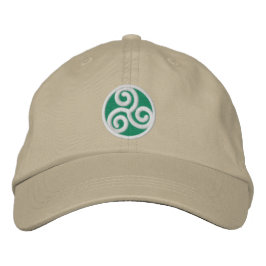 Boné Bordado Triskele Celtic Spiral