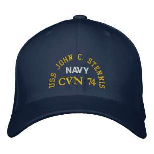 BONÉ BORDADO USS JOHN C. STENNIS, CVN 74,