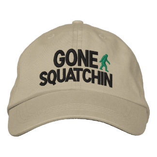 Boné Bordado Versão de Deluxe do Squatchin Gone