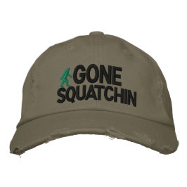 Boné Bordado Versão de Deluxe do Squatchin Gone