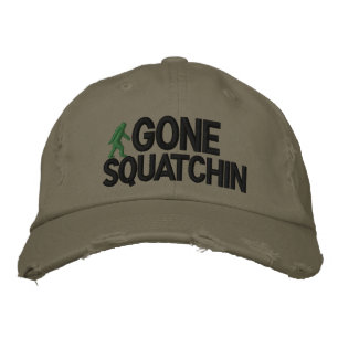 Boné Bordado Versão de Deluxe do Squatchin Gone