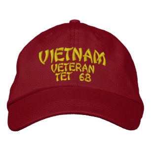 BONÉ BORDADO VIETNAM VETERAN TET 68