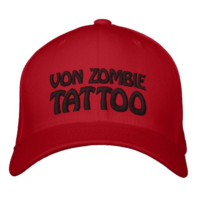 Boné Bordado Von Zombie Tatto 001HH (Frente)