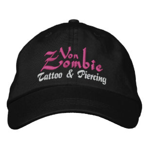 Boné Bordado Von Zombie Tattoo 003