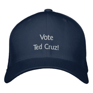 Boné Bordado Vote Cruz Bordado Personalizado Chapéu