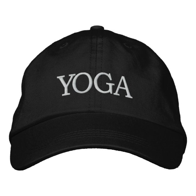 Boné Bordado YOGA Instrutor Hat (Frente)