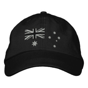 Boné Bordados da bandeira do Rocker australiano