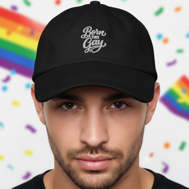 Boné Born This Gay Pride (Born This Gay Pride Embroidered Baseball Cap
by Ricaso. Be your authentic self Ideal for pride month)