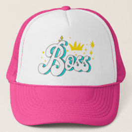 Boné Boss Crown Sparkle Women's Baseball Trucker Hat