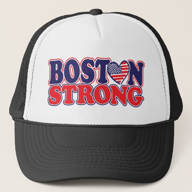 Boné Boston Forte com Amricah Heart (Frente)