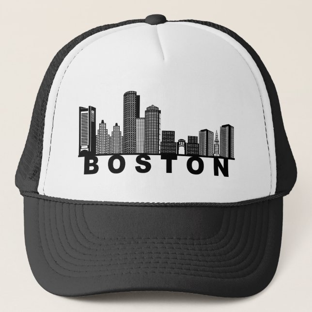 Boné Boston Skyline Silhouette  (Frente)
