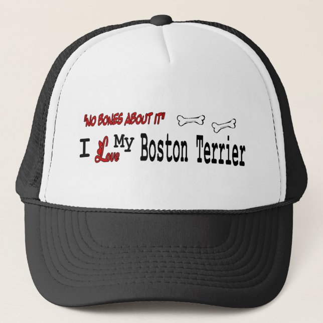 Boné Boston Terrier (I Love) Hat (Frente)