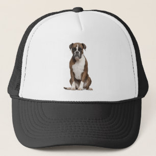 Boné Boxer Dog Pet Animal Custom Trucker Hat