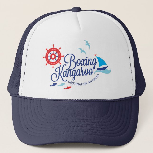 Boné Boxing Kangaroo Trucker Hat (Frente)