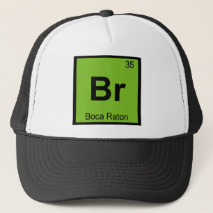Boné Br - Boca Raton Flórida Tabela Periódica
