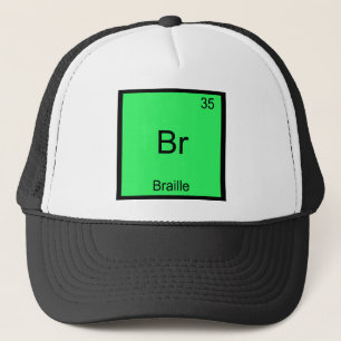 Boné Br - Camiseta engraçada com símbolo de elemento qu