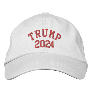 BONÉ BRANCO TRUMP 202 (Impressão vermelho)