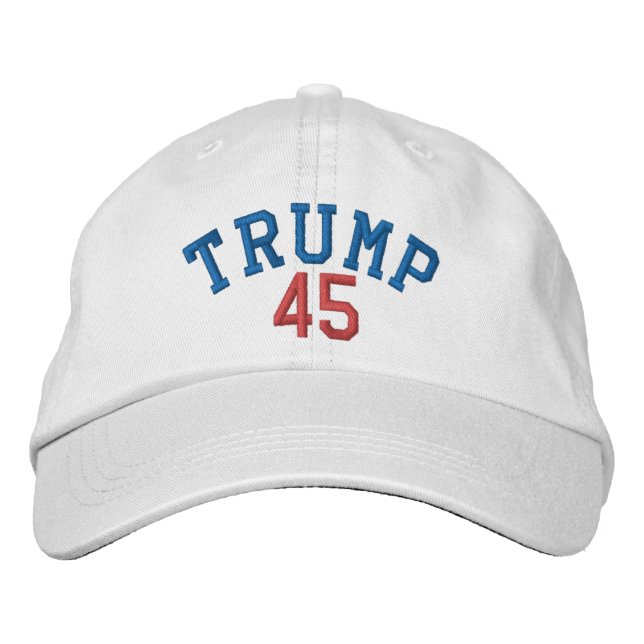 BONÉ BRANCO TRUMP 45 (Frente)