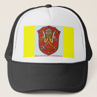 BONÉ BRASÃO CATÓLICA TRADICIONAL PAPAL