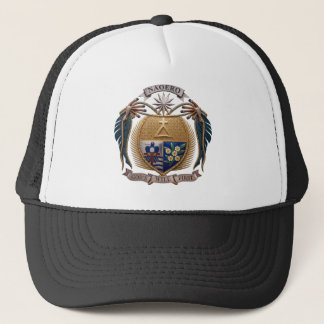 Boné brasão de armas de Nauru símbolo da bandeira do pa