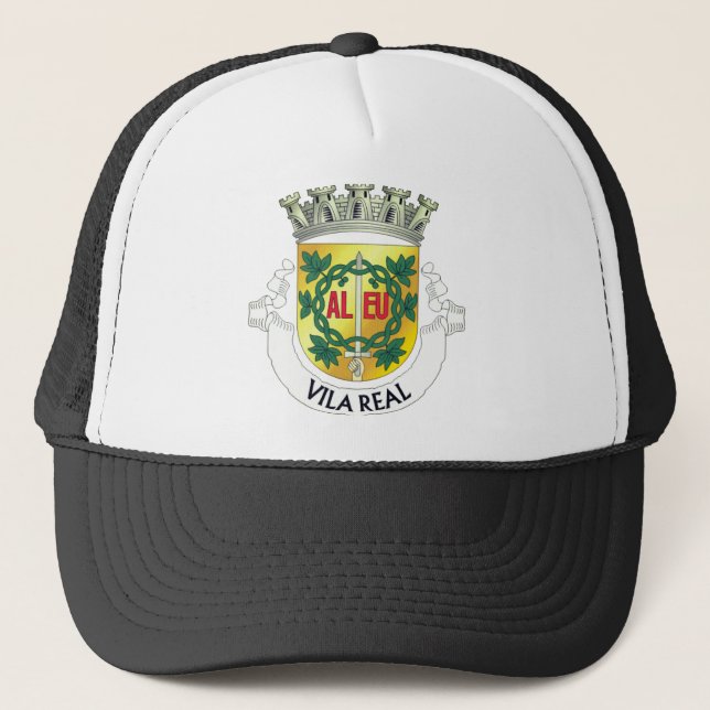 Boné Brasão de armas de Vila Real, Portugal (Frente)