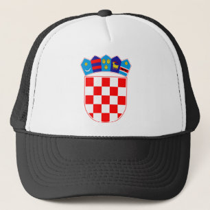 Boné Brasão de Croatia, emblema croata, Hrvatska
